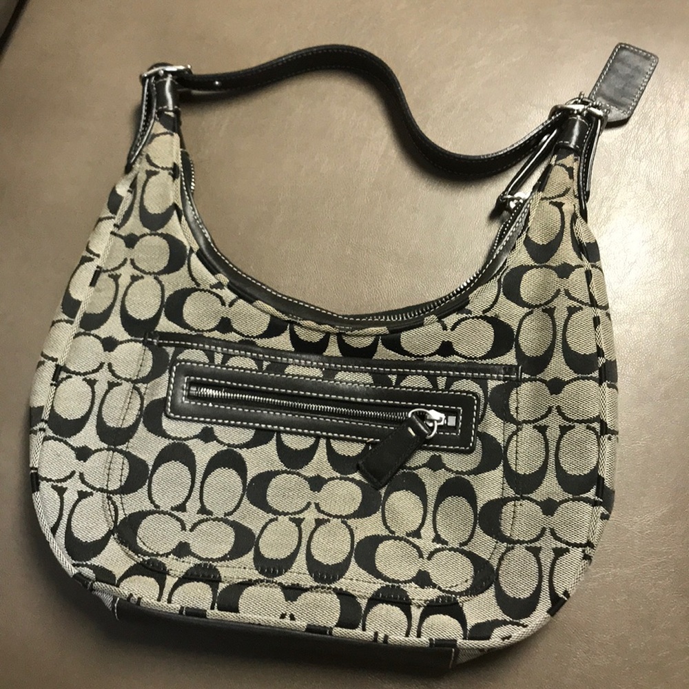 Black Coach Shoulder Bag